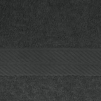 4 Piece Cotton Bamboo Towel Set 450GSM - Granite