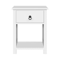 Set of 2 Bedside Tables Drawers Side Table Nightstand Lamp Chest Unit Cabinet