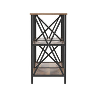 Console Table Hallway Sofa Table Entry Desk Retro Metal Display Furniture