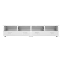 TV Stand Entertainment Unit with Drawers - White