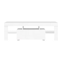 130cm RGB LED TV Stand Cabinet Entertainment Unit Gloss