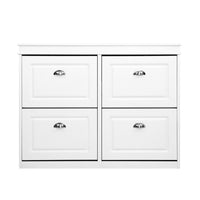 White Shoe Cabinet With Drawers