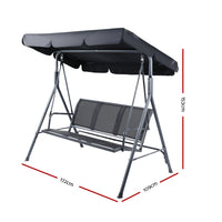 3 Seater Outdoor Swing Chair Hanging Chairs