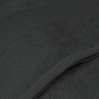 4 Piece Cotton Bamboo Towel Set 450GSM - Granite