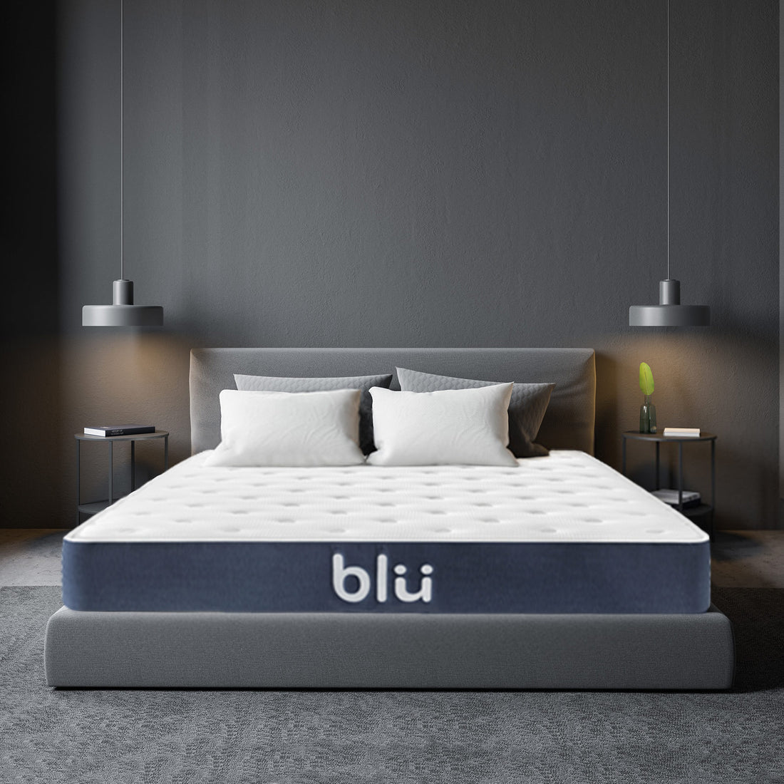 Bonnell Spring Mattress 23cm Memory Foam (Medium Weight) - Queen