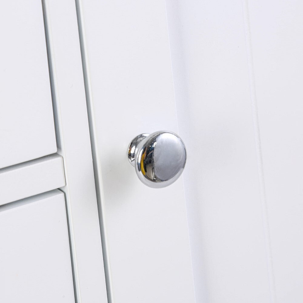 Bathroom Tallboy Storage Cabinet - White