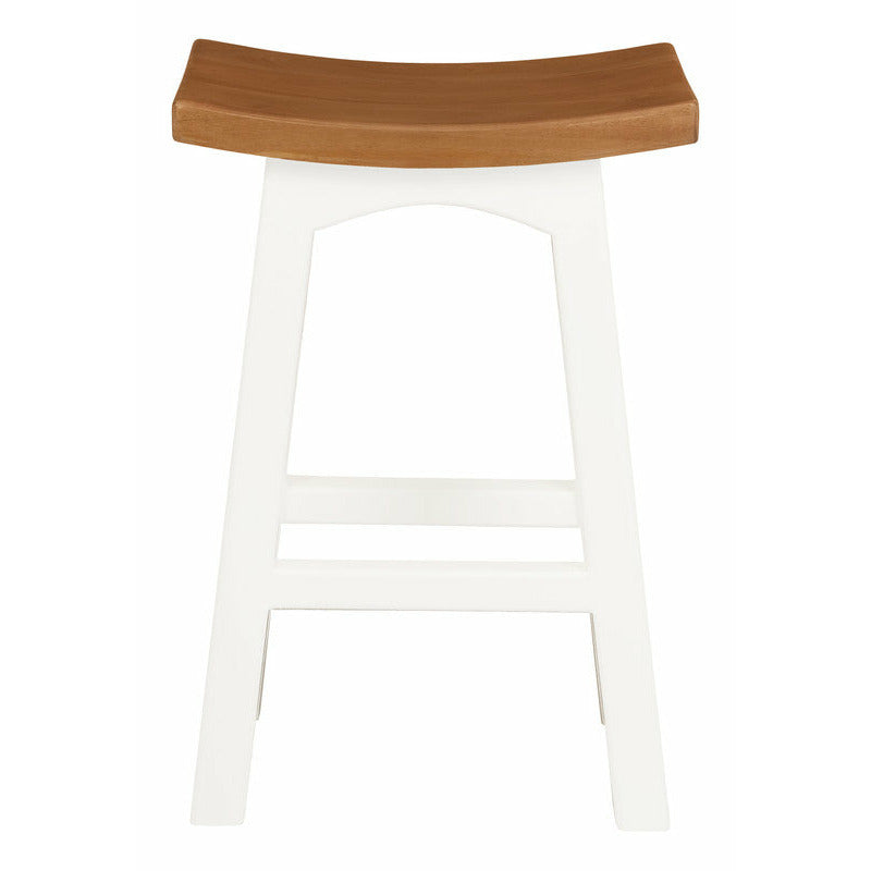 Tokyo Timber Kitchen Counter Stool H 67 cm (White Caramel)