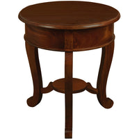 Emilia 1 Drawer Lamp Table (Mahogany)