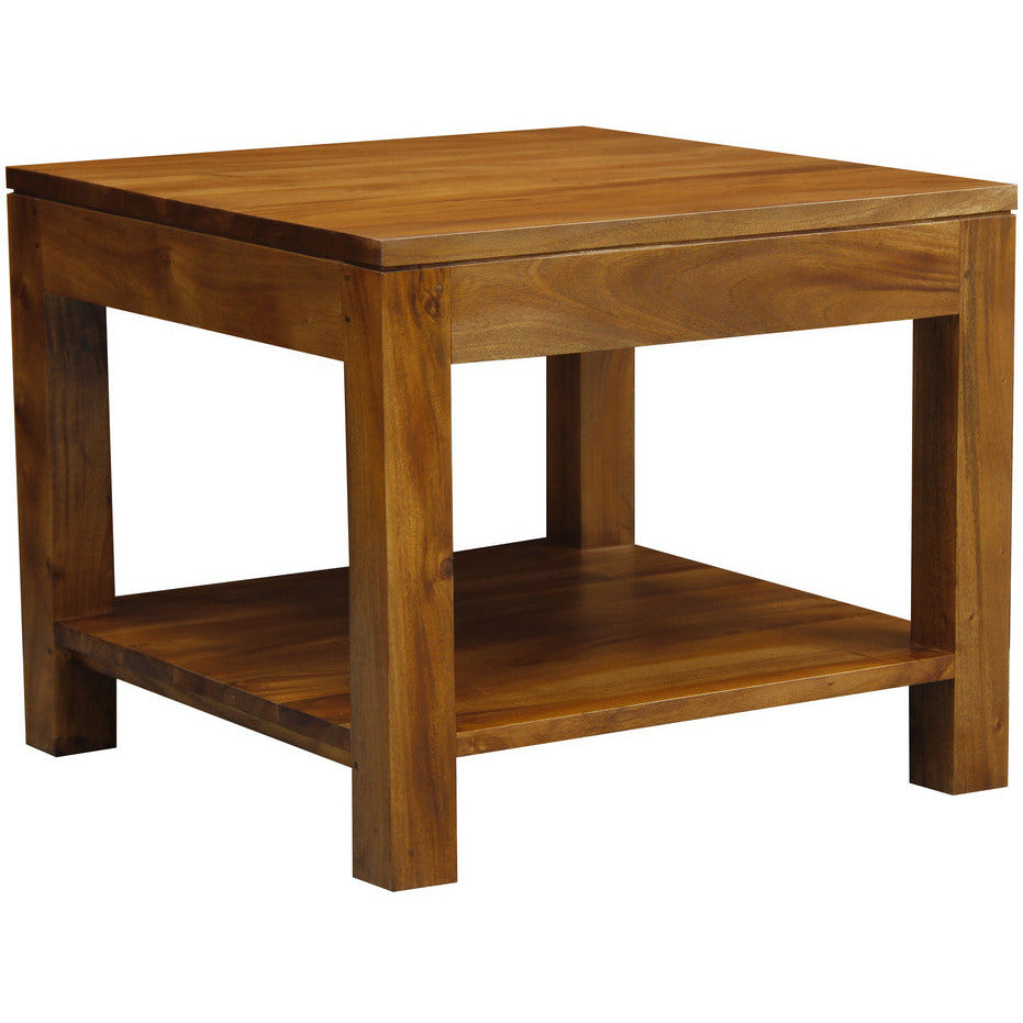 Amsterdam Lamp Table 60 x 60 cm (Light Pecan)