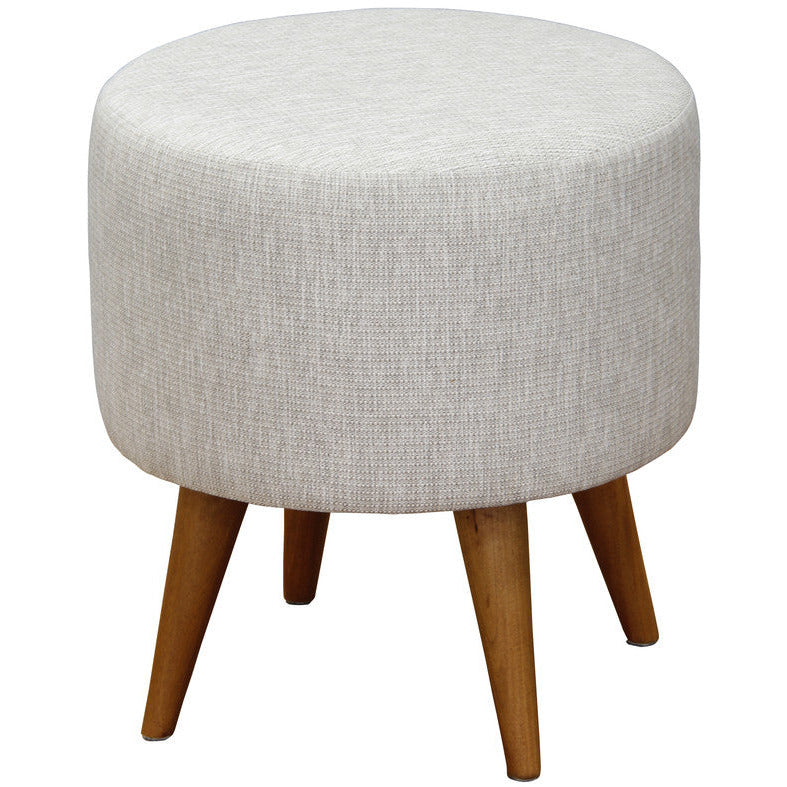 Round Ottoman (Light Grey)