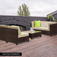 1pc Sofa Outdoor Furniture Setting Lounge Garden Cushion Couch