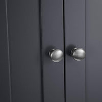 Floor Cabinet with 2 Doors Gray BCB60GY