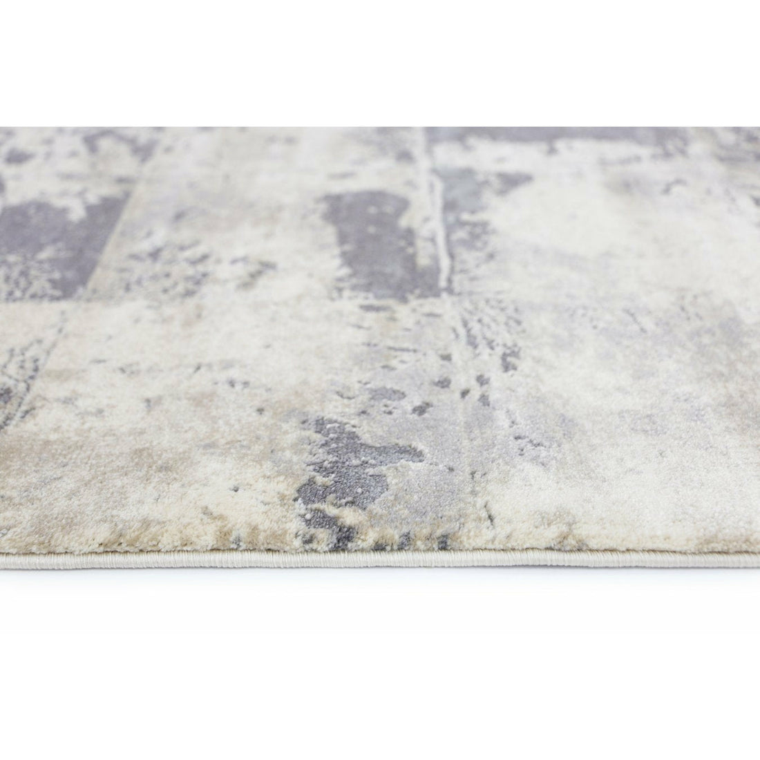 Alyssum Grey Beige Textured Modern Rug 200x290 cm