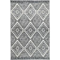 Alayah Diamond Anthracite Rug 160x230 cm