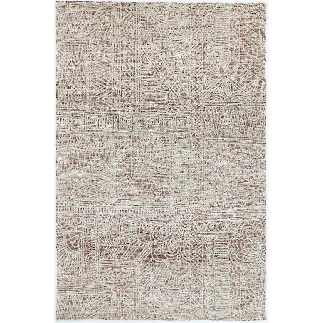 Alayah Rust Flower Rug 240x330 cm