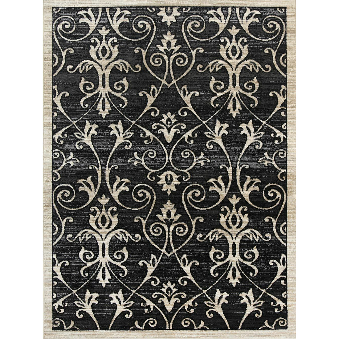 Arya Grey Beige Ikat Rug 160x220 cm