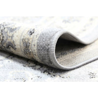 Arya Grey Cream Border Rug 240x330 cm