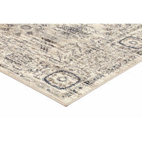 Arya Cream Grey Contemporary Rug 80x300 cm