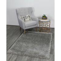 Arctic Plush Dark Grey Shaggy Rug 160x220 cm