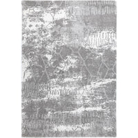 Yuzil Grey Abstract Rug 200x290cm