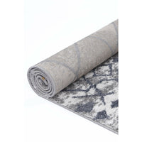 Yuzil Blue Abstract Rug 200x290cm