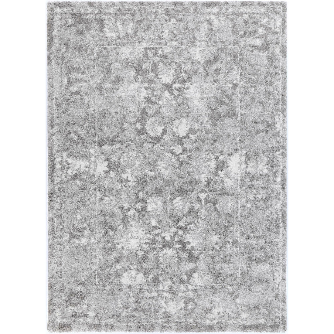 Yuzil Grey Floral Rug 240x330cm