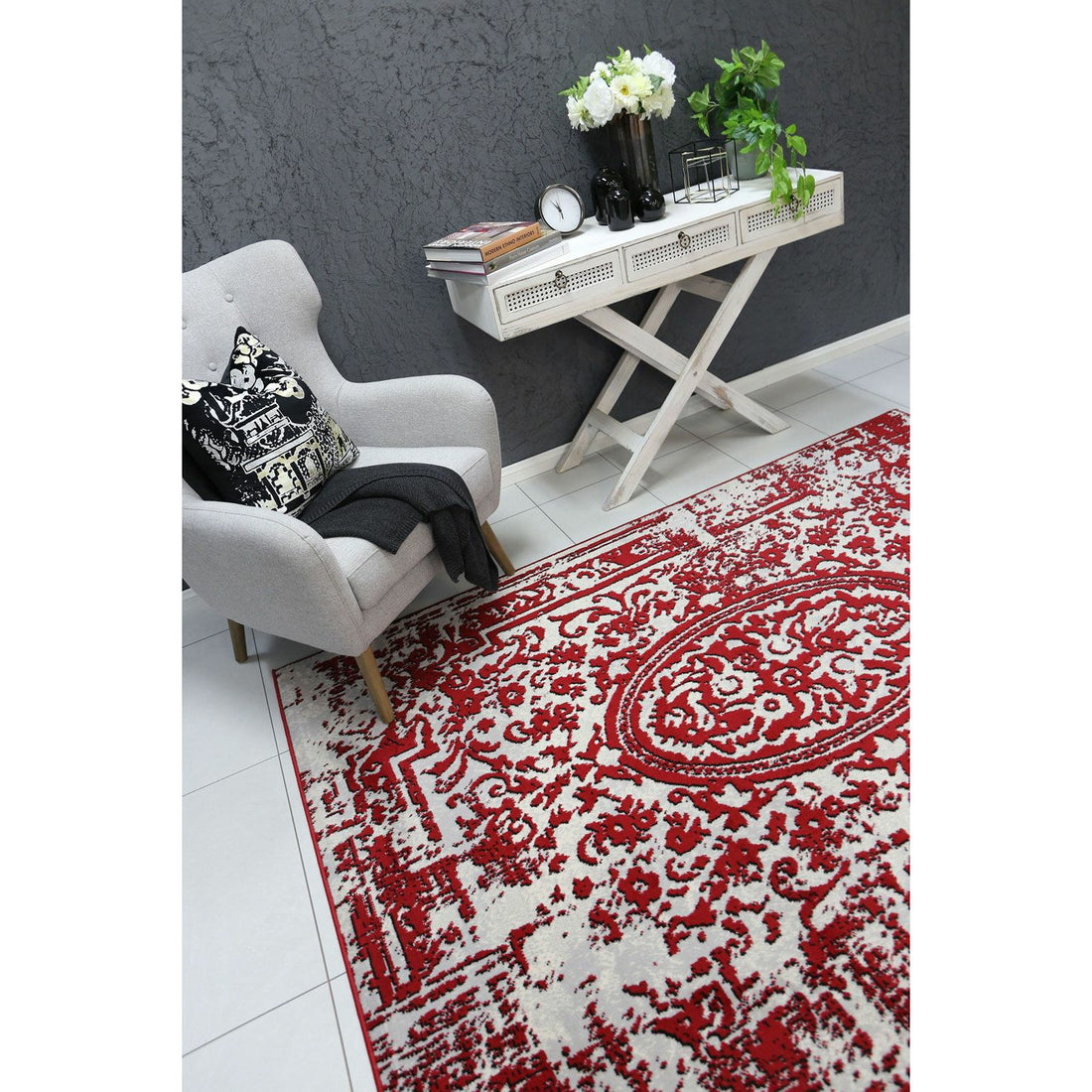 Allure Classic Vintage Red Rug 80x300 cm