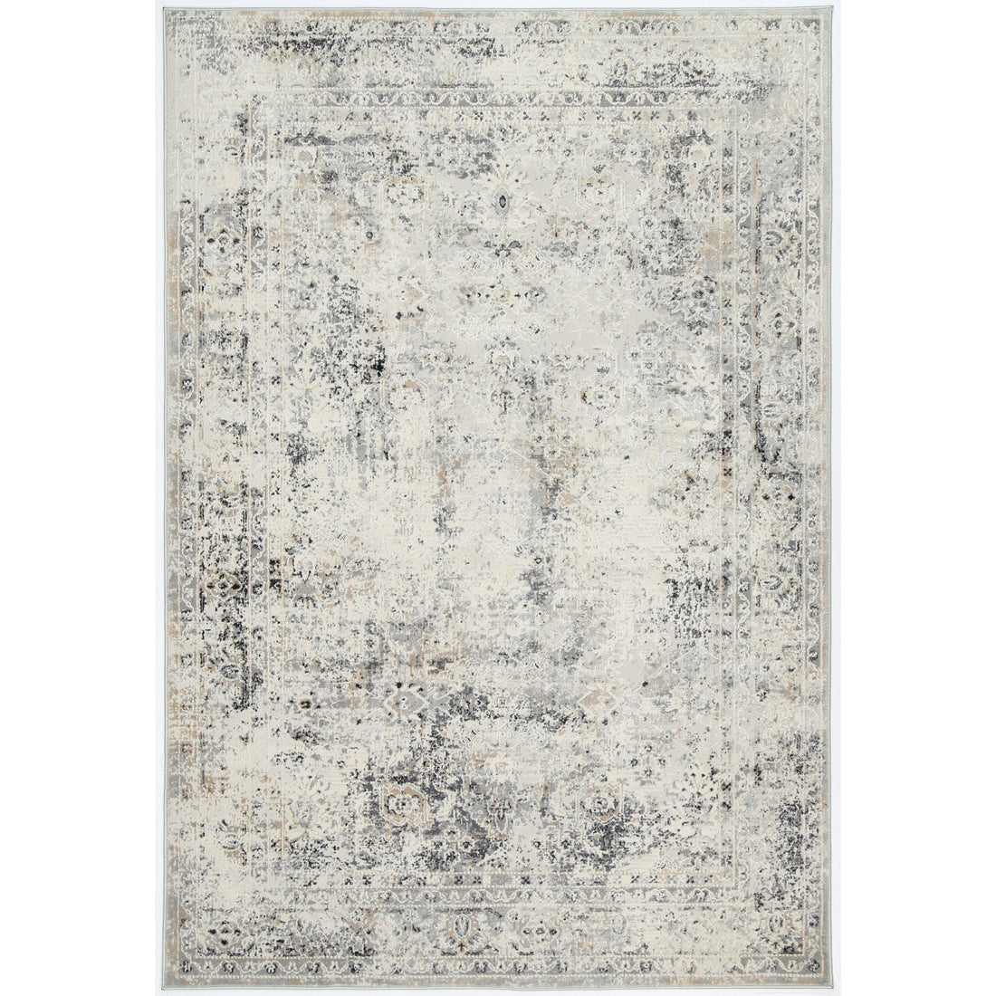 Amelia Beige Grey Contemporary Rug 240x330 cm