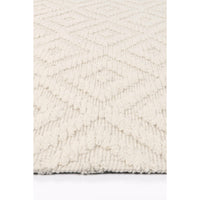 Leilani Plush Diamond Cream Rug 160x230cm