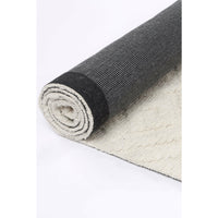 Leilani Plush Diamond Cream Rug 160x230cm