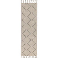 Leilani Diamond Tassel Ash Rug 300x400cm