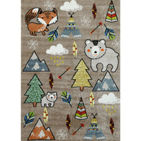 Nova Kids Beige Adventure Rug 160x230 cm