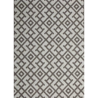 Hawaii Grey Diamond Shaped Rug 160x230cm