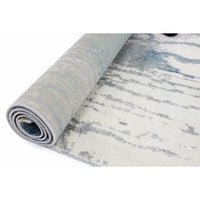 Morisot Blue Abstract Rug 240x330cm