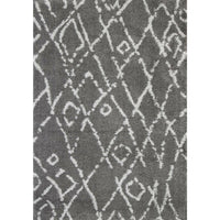 Moroccan Grey and Silver Fes Rug 160X230cm