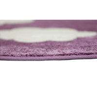 Piccolo Pink and White Cloud Kids Rug 120x170cm