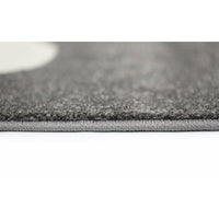 Piccolo Dark Grey and White Cloud Kids Rug 120x170cm