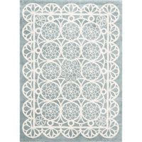 Piccolo Aqua White Doily Kids Rug 120x170cm