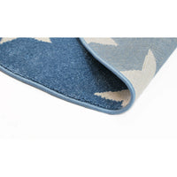 Piccolo Blue and White Stars Kids Rug 120x170cm