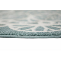 Piccolo Aqua White Doily Kids Rug 133x133cm Round