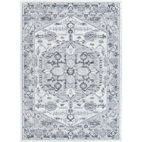 Ligures Grey White Rug 280X380cm