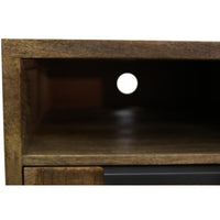Begonia Entertainment TV Unit 150cm 3 Drawer Mango Wood Unique Furniture