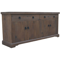 Florence Buffet Table 180cm 2 Door 4 Drawer Solid Mango Timber Wood