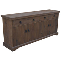 Florence Buffet Table 180cm 2 Door 4 Drawer Solid Mango Timber Wood