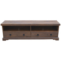 Florence Entertainment TV Unit 180cm 2 Drawer Solid Mango Timber Wood