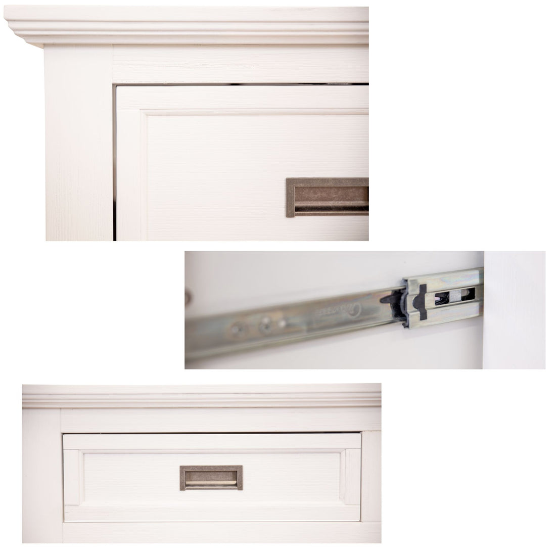 Console Hallway Entry Table 125cm Solid Acacia Timber Wood Coastal -White