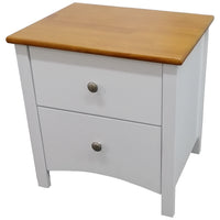 Lobelia Bedside Tallboy 3pc Bedroom Set Drawers Nightstand Storage Cabinet - White