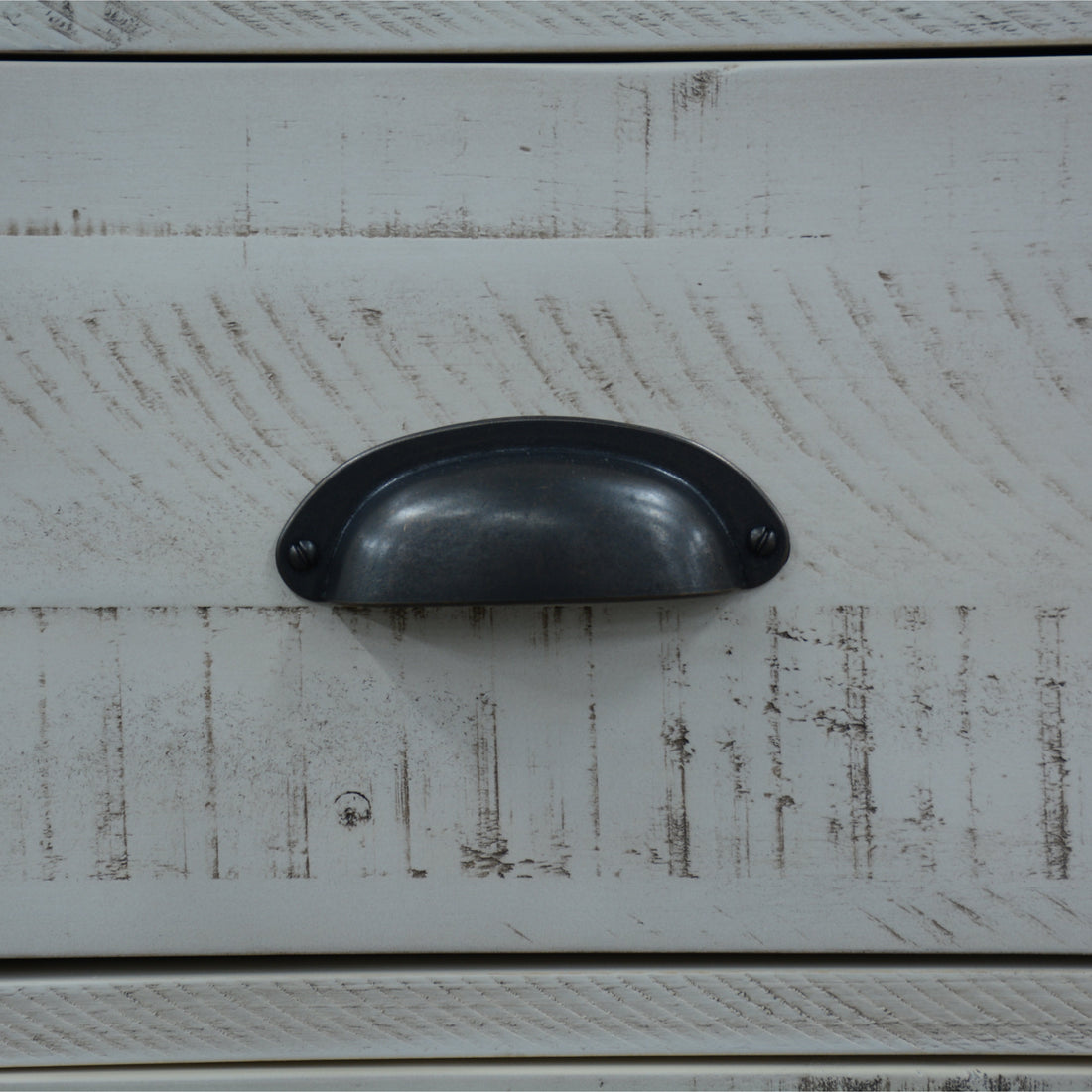 Tallboy 7 Chest of Drawers Solid Acacia Timber Wood Cabinet Brown White