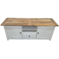 Lavasa Entertainment TV Unit 160cm 2 Door Mango Wood Farmhouse Furniture
