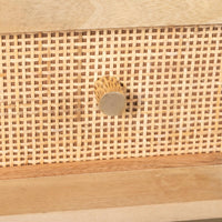 Martina Coffee Table 115cm Solid Mango Timber Wood Rattan Furniture